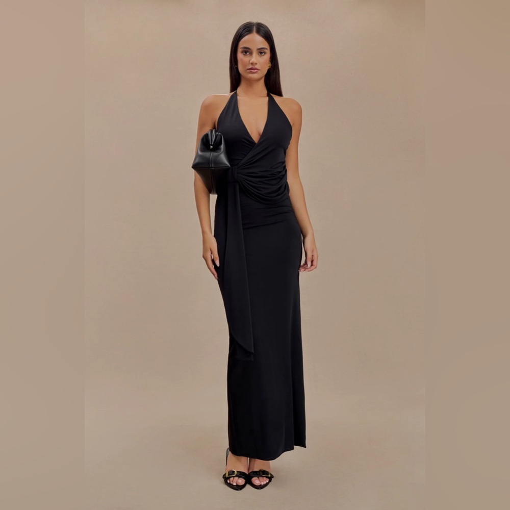 Black Halter Dress